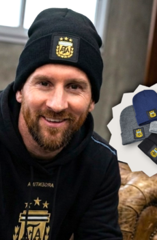 Gorro Rocky de Lana, Parche  A F A
