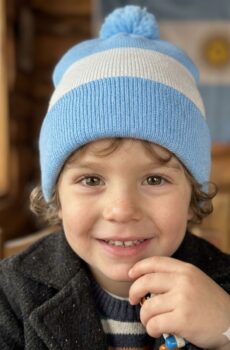 Gorro Rocky Pompon Niño Argentina, Hasta 5 Años
